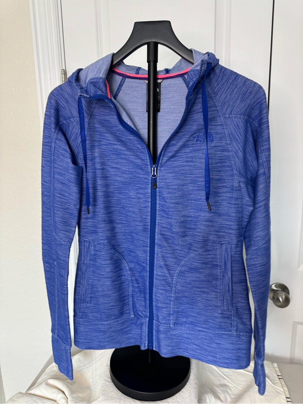 The North Face Electric Blue Pullover with Embroidered Logo